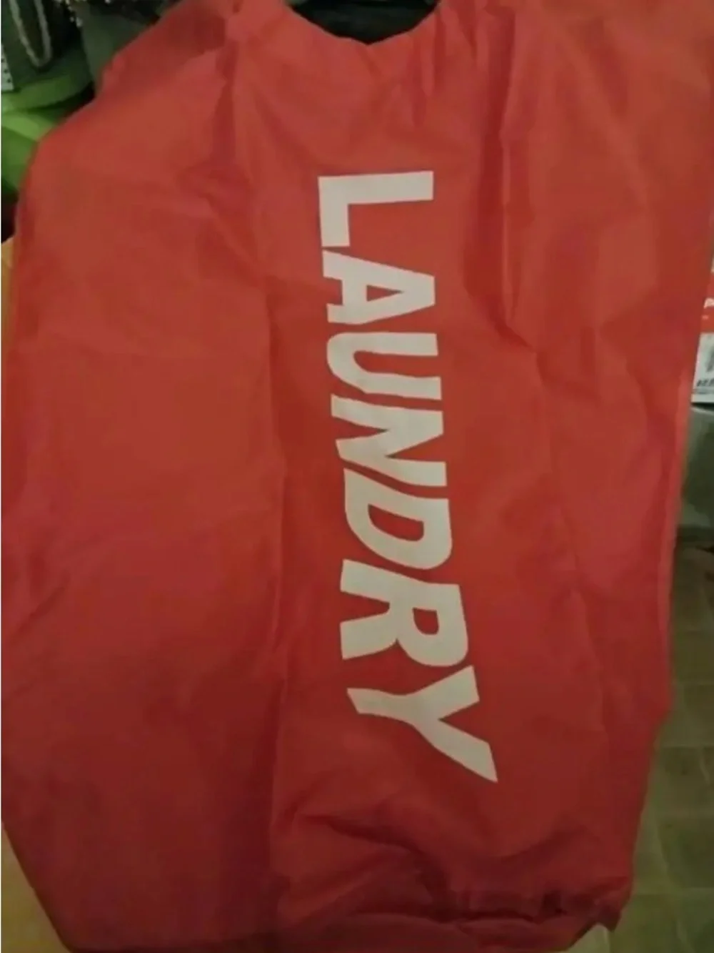 Red Laundry Hamper with Handle - Stylish Home Storage